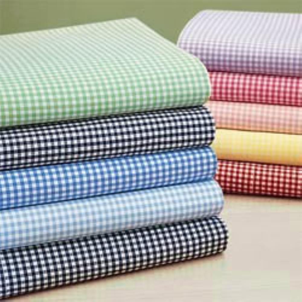 Bulk Round Crib Sheet Gingham