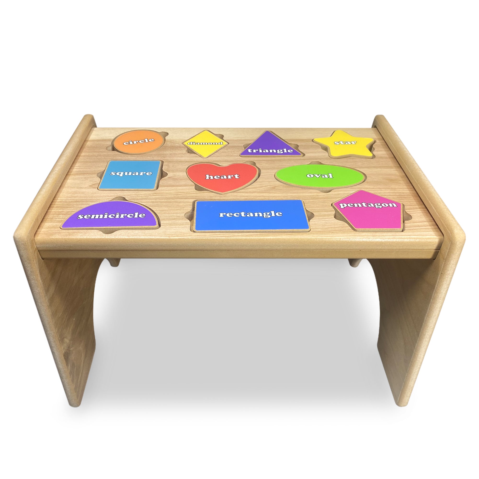 Personalized Wooden Puzzle Step Stool (order by Nov 1 store for holiday delivery)