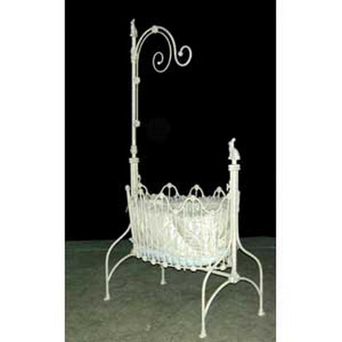 High Post Bunny Rabbit Iron Baby Cradle