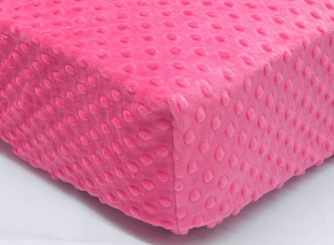 Cuddle Minky Dot Mini Crib Sheet